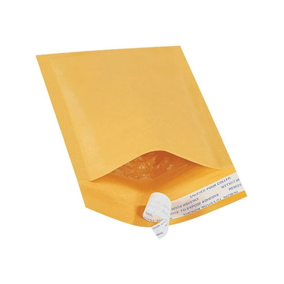 25 Pack Shipping Envelopes 4x8" Self-Seal Envelope Bubble Mailers #000
