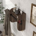 thumbnail image 5 of Mack Wood Reclaimed Oak Decorative Wall Rack with 4-Hook, 5 of 16