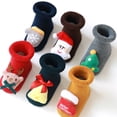 thumbnail image 5 of WEUVEB toddler grip socks Socks Christmas Style Silicone Anti-skid Baby Socks 1 Pair, 5 of 5