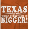 thumbnail image 2 of Texas Where Everything's Bigger Funny Men's Graphic T Shirt Tees Brisco Brands S, 2 of 6