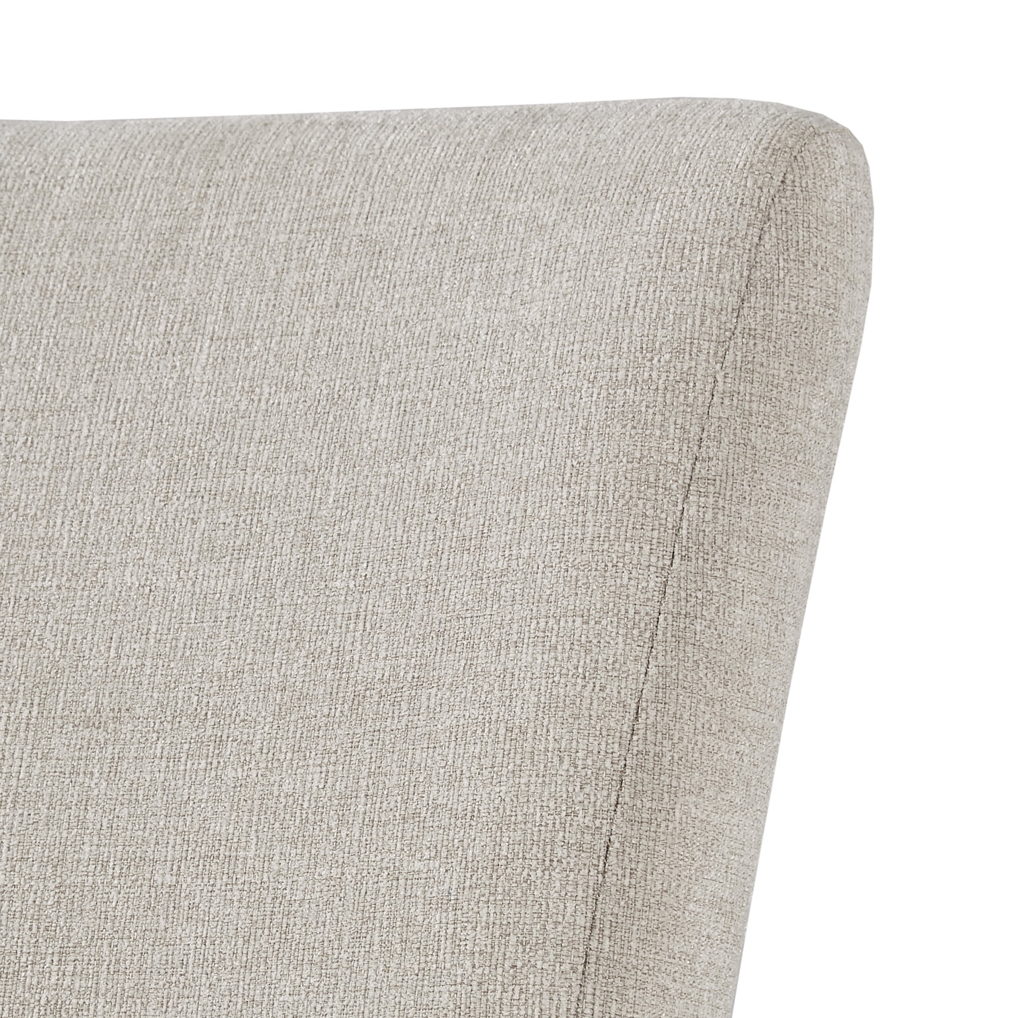 Weston Home Wingston Classic Upholstered Dining Side Chair, Beige/Espresso (Set of 2)