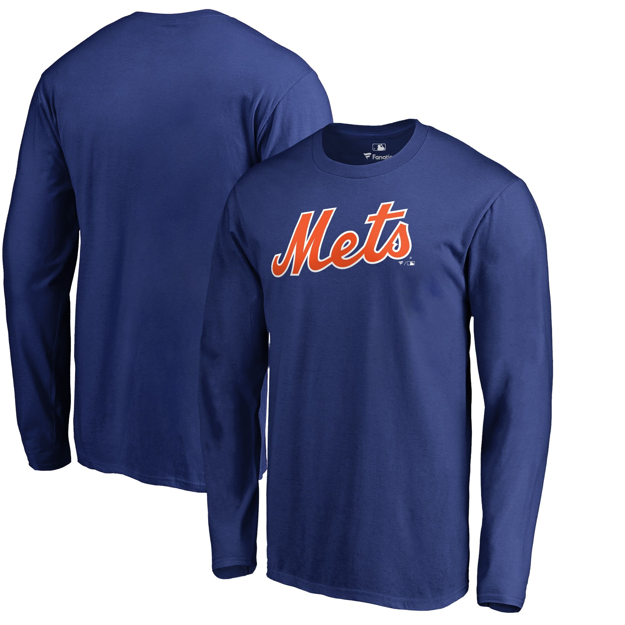 New York Mets Fanatics Branded Team Wordmark Long Sleeve TShirt