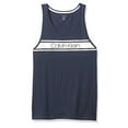 thumbnail image 3 of Calvin Klein Men's Vibration Logo Graphic Print Casual Active Tank Top (Navy, S), 3 of 4