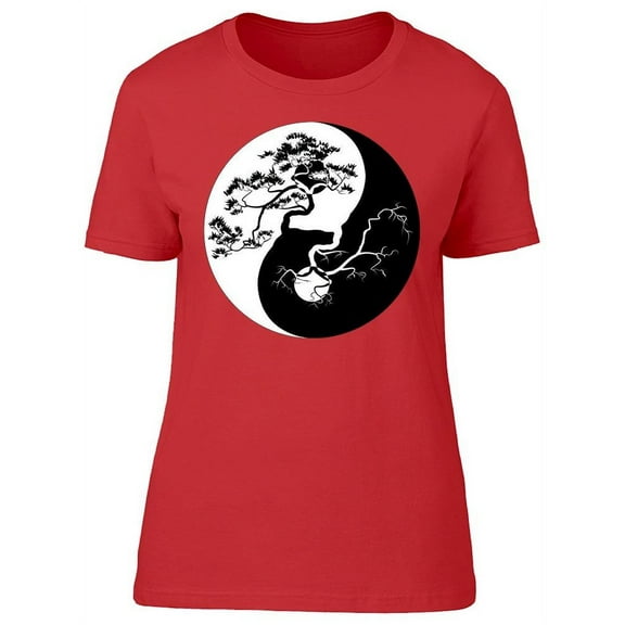 Bonsai Tree Graphic T-Shirt Women -Image by Shutterstock, Female Large
