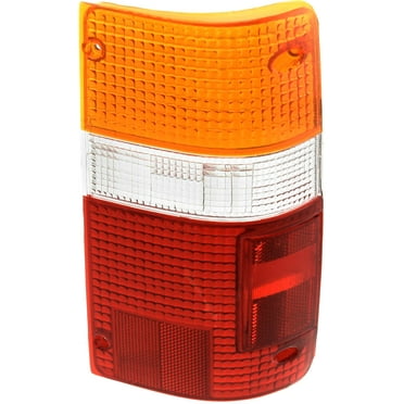 Tail Light Lens Compatible with 1989-1995 Toyota Pickup Passenger Side 4Cyl 2.4L Plastic