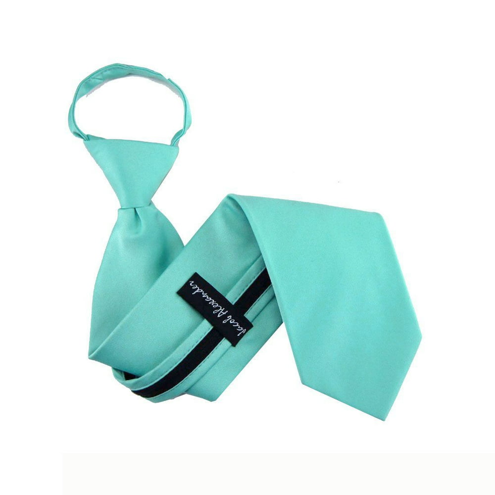 Buyyourties Buy Your Ties XLZIPADF42 Mens Extra Long Solid Zipper Tie