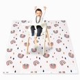 thumbnail image 3 of fastboy Baby Dining Chair Mat Anti-Skid Multifunctional Game Anti-Dirt Rug Waterproof Geometric Pattern Crawling Pad Picnic Household, 3 of 7