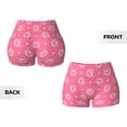 thumbnail image 5 of Lsque Cartoon Pigs and Hearts Pattern High Waisted Biker Shorts for Women-Tummy Control Fitness Athletic Workout Running Yoga Gym Shorts,Moisture-Wicking-X-Large, 5 of 9