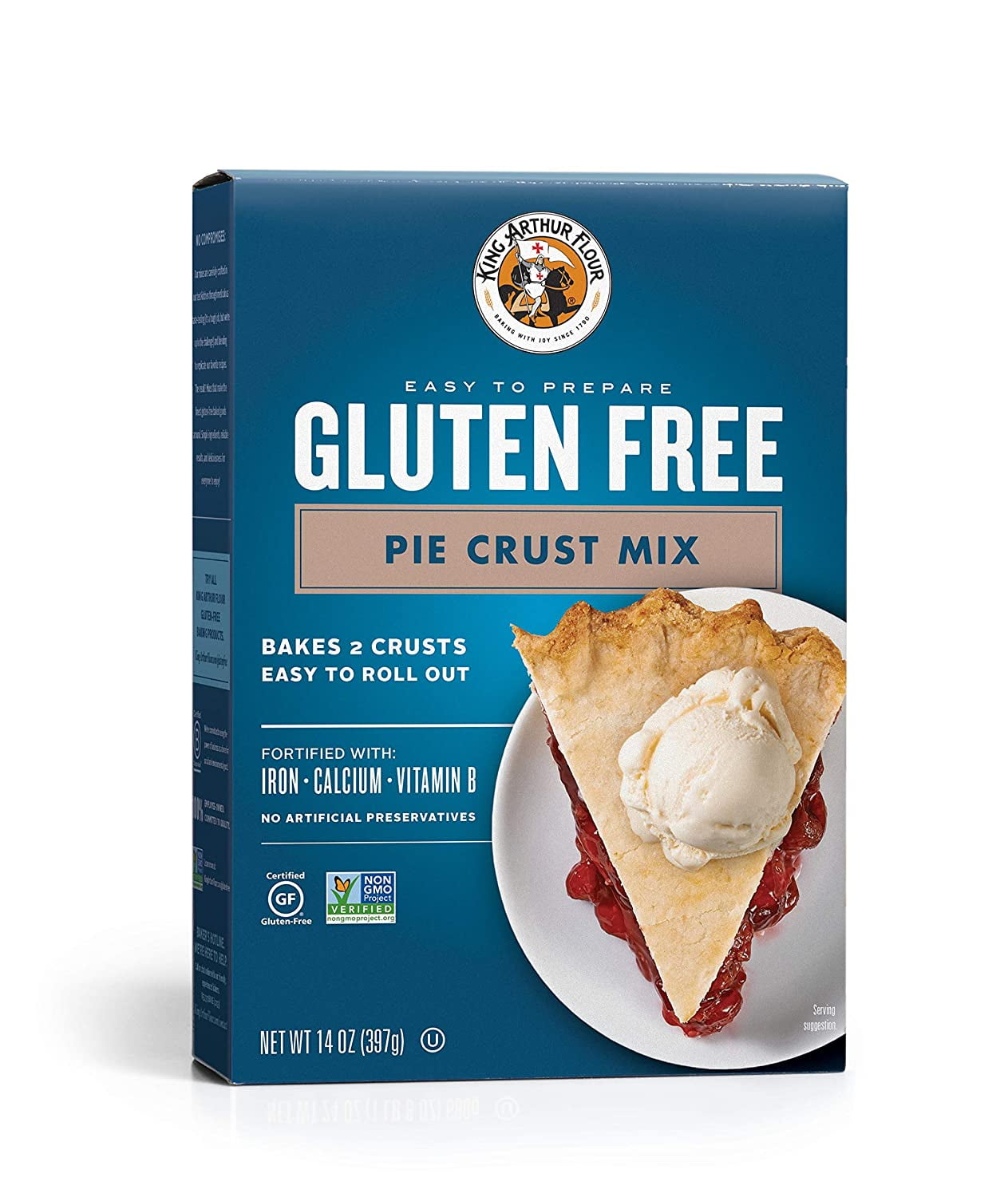 King Arthur Flour Gluten-Free Pie Crust Mix, 14 Ounce