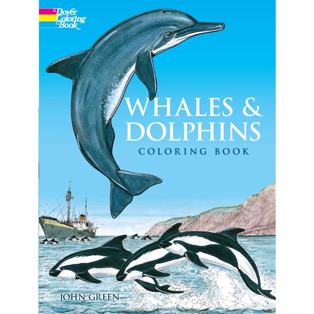 Dover Coloring Book, Whales and Dolphins