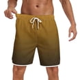 thumbnail image 7 of PNTUTB Fashionable Shorts for Men Casual Shorts Gradient Elastic Waistband Drawstring Lining Quick-Dry Fabric Loose Comfortable Beach Shorts with Pockets, 7 of 7