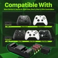 thumbnail image 7 of Fosmon [Quad Pro 2 Max] Charger Stand, Charging Dock Station with 4x 2200mAh Rechargeable Battery Pack for Xbox Series X/S, Xbox One, Xbox One X Controllers - Black, 7 of 7