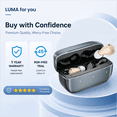 thumbnail image 5 of 2026 New Ceretone Luma OTC Hearing Aids Rechargeable IP65 Waterproof, Superior Sound Quality, Beige, 5 of 10