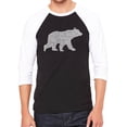 thumbnail image 1 of Men's Raglan Baseball Word Art T-shirt - Mama Bear, 1 of 2