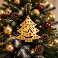 thumbnail image 5 of Christmas Tree Ornament Metal Hanging Craft Xmas Gifts Tree Hanging Craft Collectible DIY Pendant for Home Party Decor Personalized Holiday Gift for Xmas Tree, 5 of 6