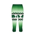 thumbnail image 2 of Pantalones de Ajuste Seco Mujeres Impresas Leggings Recortados Casuales, Pantalones de Yoga Suaves Transpirables Elásticos para Mujeres, 2 of 5