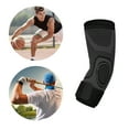 thumbnail image 2 of Unique Bargains 1 Pair Elbow Pads Protection Brace Tightening for Sports Black M Size, 2 of 7