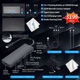 thumbnail image 2 of Lenovo ThinkPad T14 G5 14" WUXGA Business Laptop, Intel Ultra 5 125U, 32GB DDR5,1.28TB Storage(1TB SSD+288GB Docking Station Set),Backlit Keyboard, CoPilot+, Win 11 Pro, Black, 2 of 5