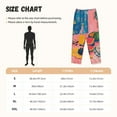 thumbnail image 2 of Cauagu Colorful Summer Fruit Table Pajama Pants for Women Loose Fit Wide Leg Trouser Pants Casual Elastic Waist Drawstring Lounge Pants, 2 of 6
