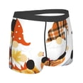 thumbnail image 3 of Daiia Autumn Gnomes Men's Underwear Boxer Briefs, Cotton Stretch Moisture-Wicking Underwear-X-Large, 3 of 9