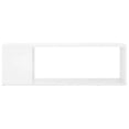 thumbnail image 3 of TV Cabinet High Gloss White 100x24x32 cm Engineered Wood, 3 of 8