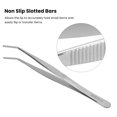 thumbnail image 3 of 304 Stainless Steel Laboratory Tweezer Fine Serrated Edge 20cm High Accuracy Non Slip Safe And  Wide Application for  Surgery Cooking, 3 of 7