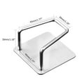 thumbnail image 3 of serony 2 Pcs Stainless Steel Sink Sponges Holder Soap Drain Storage Rack Kitchen Bathroom Organizers Shelf Hooks, 3 of 9
