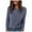 Z01-Blue, variant on Womens Tunic Tops Turtleneck Long Sleeve Shirts Oversized Fall Sweaters Side Split High Low Hemline (Coffee, XXL)