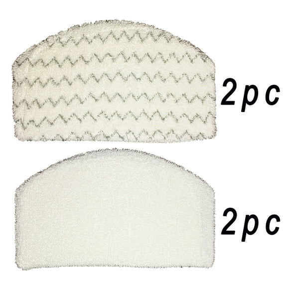 Microfiber Mop pad for Bissell Power Steamer Mop Pad (4 Pack) Fits 1940A, 1940Q, 1940T, 1940W, 19402, 19404,19408, 1440 Serie