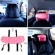 thumbnail image 3 of Reposacabezas de coche para bebé, color rosa, ajustable, cómodo, protector de cojín de apoyo para la cabeza, 3 of 5