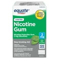 thumbnail image 3 of (3 pack) Equate Coated Nicotine Polacrilex Gum 2 mg, Mint Flavor, Stop Smoking Aid, 100 Count, Compare to Nicorette® Gum Active Ingredient, 3 of 11