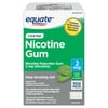 Equate Coated Nicotine Polacrilex Gum 2 mg, Mint Flavor, Stop Smoking Aid, 100 Count