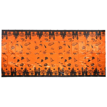 

2 Pcs Halloween Tablecloths Dinner Tabletop Cloths Halloween Table Decorations
