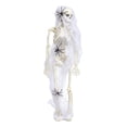 thumbnail image 2 of Life-size posing Halloween skeleton 15.7-inch full-body articulated human bone yard, realistic decoration displayed in the window and durable plastic props., 2 of 6