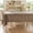 Brown, variant on Xukmct Decorative Linen Table Cover Rectangle Tablecloth Waterproof Table Cloth for Wedding Parties Dinner, 24" x 24"