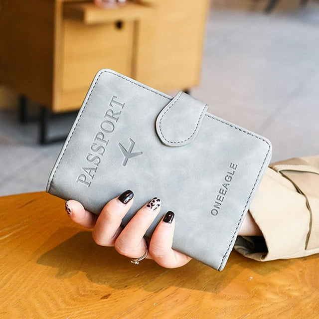 RFID Blocking Travel Wallet for Women - Slim Function Passport Holder with ID Card Slots - for International Trips