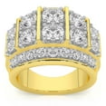 thumbnail image 4 of Pompeii 7Ct Diamond Mens Anniversary Ring in 10k Yellow Gold (H,I1-I2), 4 of 4