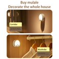 thumbnail image 4 of Inteprter Luz de noche LED con Sensor de movimiento, forma de luna, luces automáticas, lámpara de pared LED magnética para pasillo, habitación de Iluminación y accesorios Inteprter HA016095-00, 4 of 5