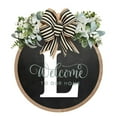 thumbnail image 1 of Funny Welcome Sign Round Outdoor Indoor Spring Wreath Farmhouse Porch Decoration Home Wall Sign for Housewarming Summer Fall, 1 of 8