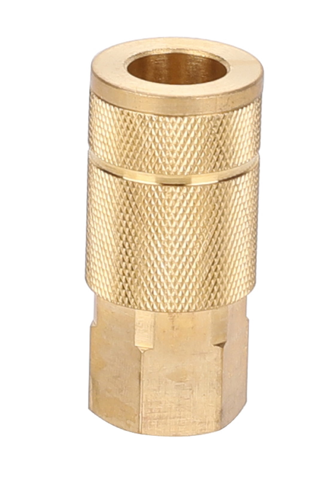 Hyper Tough 4-Piece 3/8-In Quick Coupler & Plug Set, Automotive Type, 3/8 Inch NPT Male & Female Threads Size, Brass & Steel material,