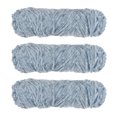 thumbnail image 1 of Unique Bargains Chenille Polyester Light Gray Yarn, 3 Skeins, 1 of 7