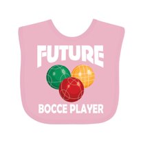 Inktastic Future Bocce Player Boys or Girls Baby Bib