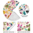 thumbnail image 2 of FMSHPON Easter Cute Bunny Xmas Christmas Tree Skirt Stand Mat for Holiday Party Decoration Indoor Outdoor 36 inches, 2 of 6