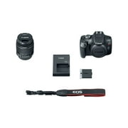 Canon EOS Rebel T7 DSLR Camera EF-S 18-55mm f/3.5-5.6 IS II Lens Kit, 24.1 Megapixel CMOS (APS-C) Sensor, Full HD Videos, Built-in Wi-Fi, Beginner Photographers, Digital Camera, Black