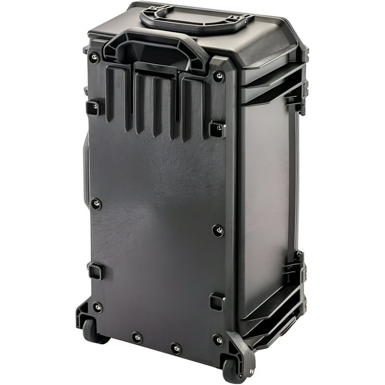 Pelican V525 Vault Rolling Case with Foam, Black - Stainless Pelican V525 Vault Rolling Case with Foam, Black - Stainless