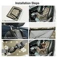 thumbnail image 6 of Unique Bargains Automotive Car Front Bucket Seat Cover Pet Booster Seats Protector Gray, 6 of 8