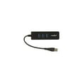 thumbnail image 2 of Rocstor Premium 3-Port External Portable USB 3.0 Hub with Gigabit Ethernet 10/100/1000 (y10a179-b1), 2 of 2