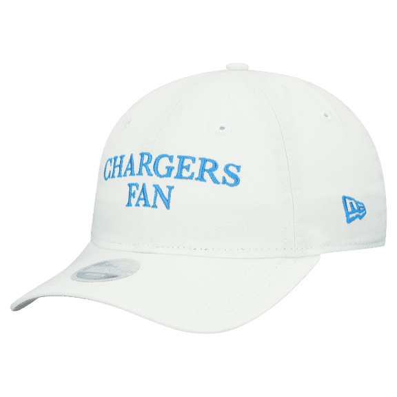 Women's New Era White Los Angeles Chargers Team Fan 9TWENTY Adjustable Hat