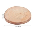 thumbnail image 5 of Dayesque 30pcs Wooden Craft Supplies Unfinished Small Wood Slices For Painting Round Wooden Discs For Diy Projects Natural Wood Chips Tree Bark Slices, 5 of 8