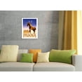 thumbnail image 4 of Padova Italy - Trojan Horse - The Pontifical Basilica of Saint Anthony of Padua - Vintage Travel Poster by Barbi-Benvignati c.1950s - Fine Art Rolled Canvas Print 11in x 14in, 4 of 4